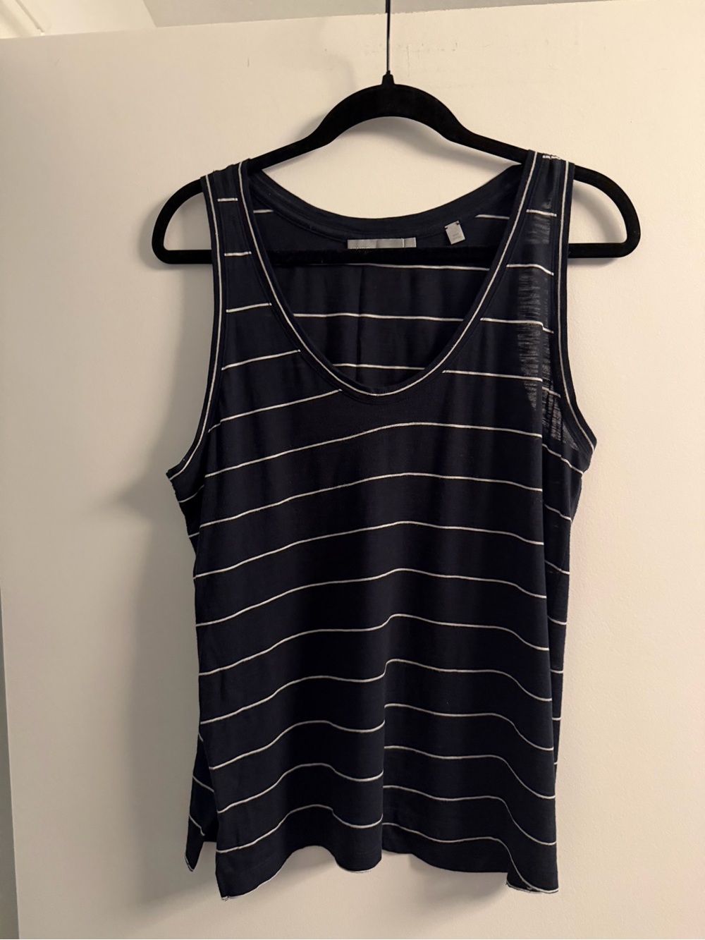 VINCE striped tank